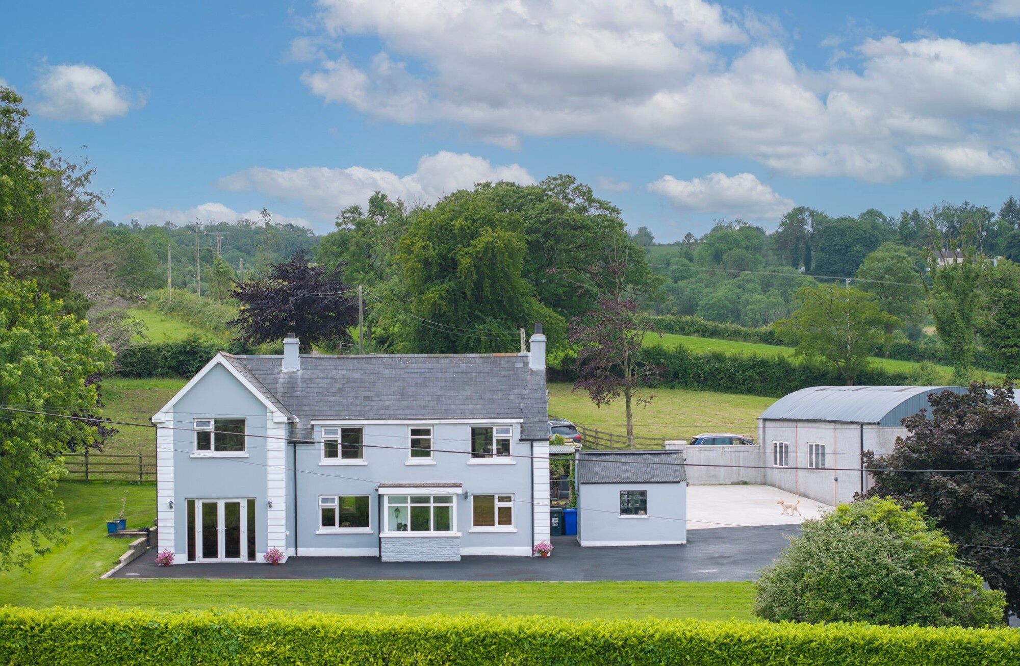 Spacious 6-bedroom home for sale in Cosbystown, Enniskillen, County Fermanagh, featuring modern amen.
