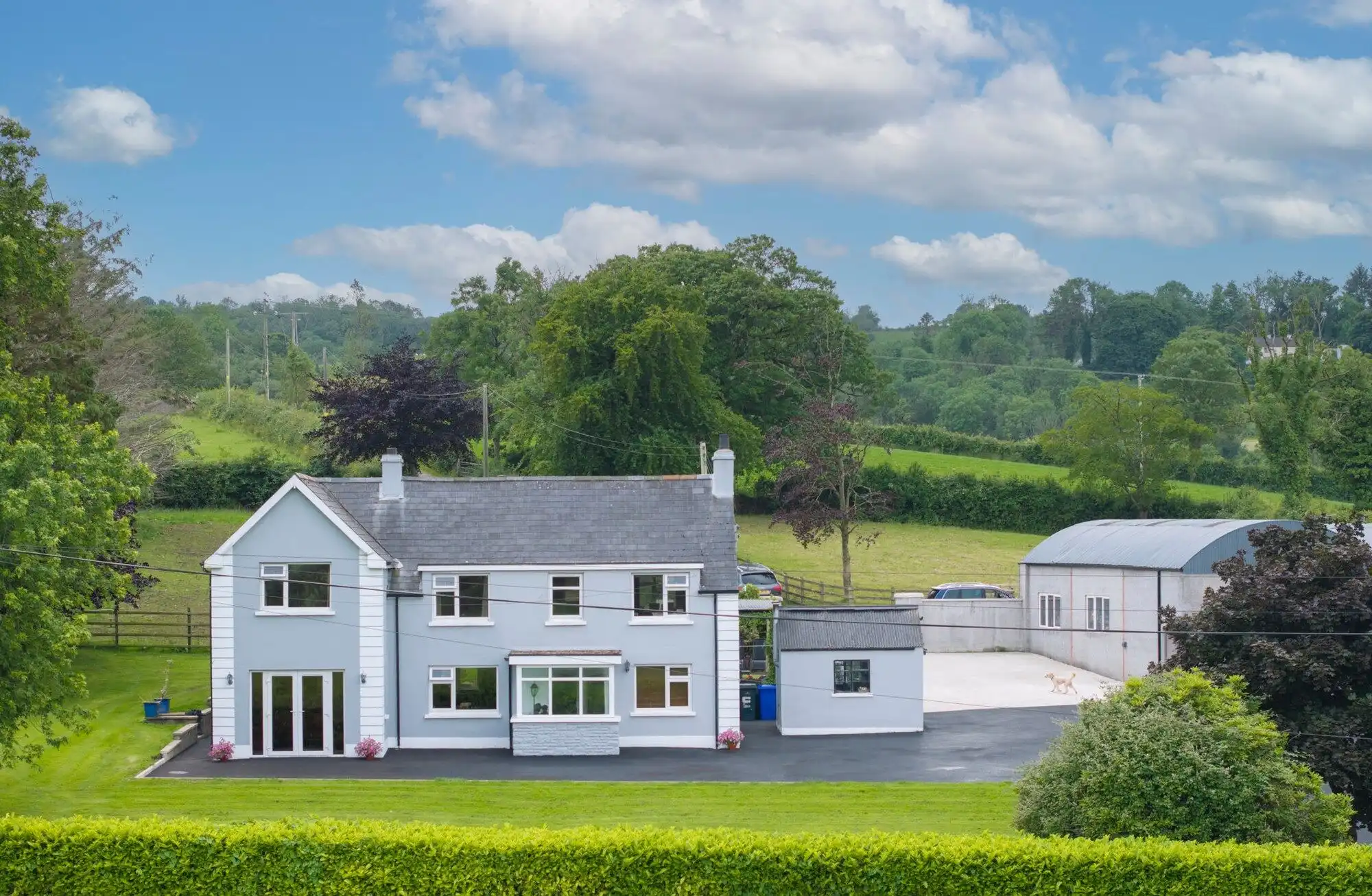 Spacious 6-bedroom home for sale in Cosbystown, Enniskillen, County Fermanagh, featuring modern amen.