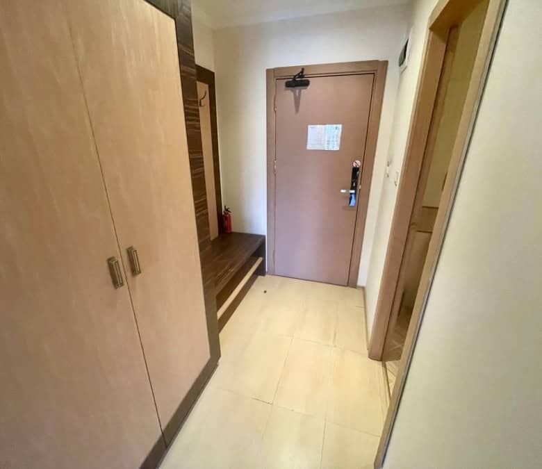Apartment entrance with wardrobe and door in Majestic, Sunny Beach.