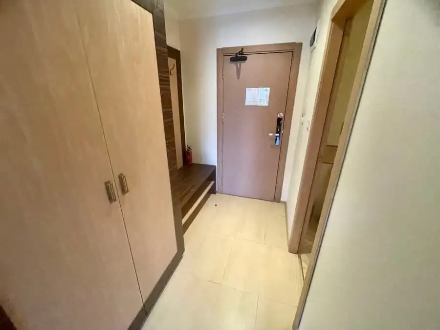Modern apartment entrance in Majestic, Sunny Beach Apartment entrance with wardrobe and door in Majestic, Sunny Beach.