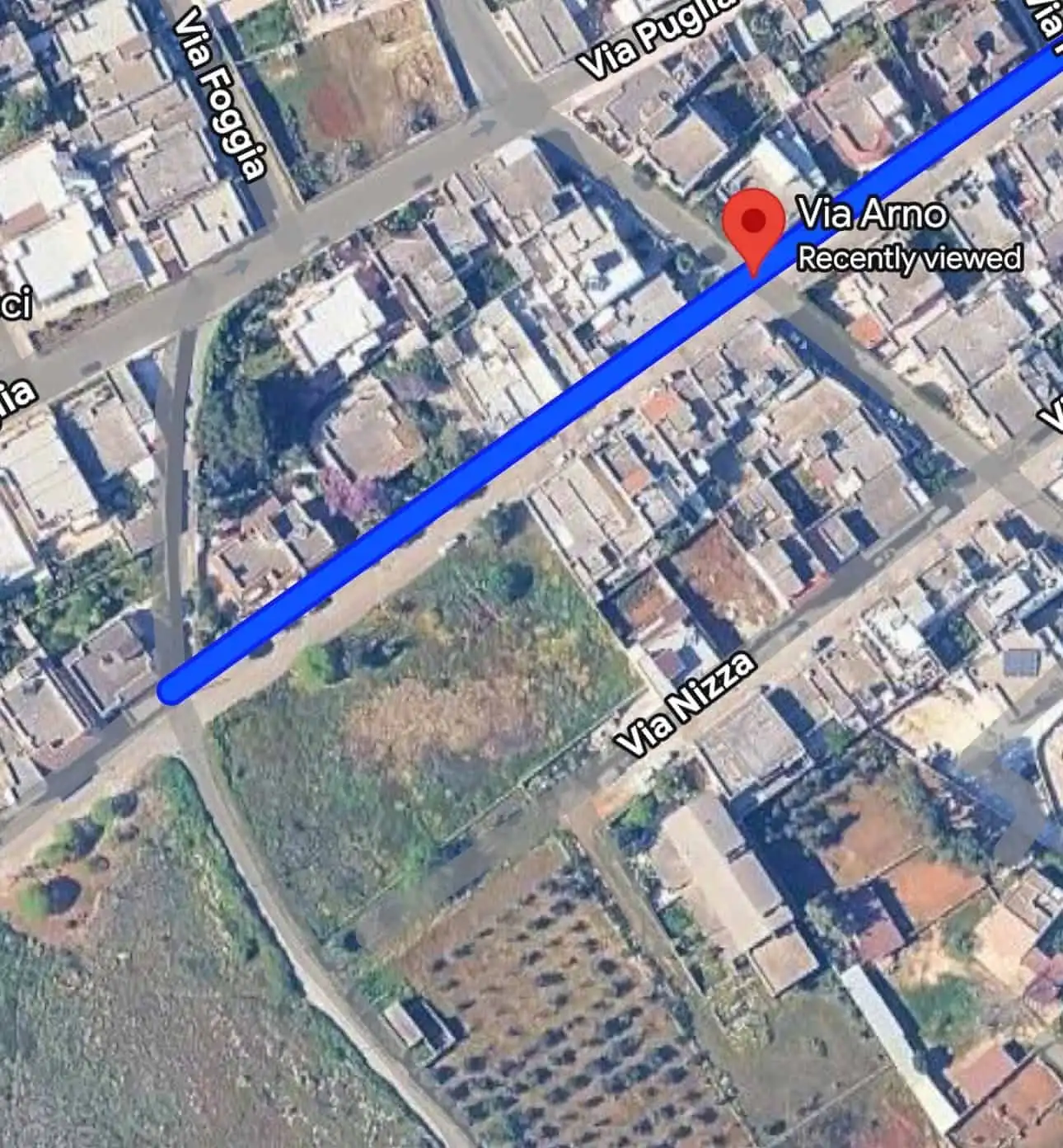 Recently viewed land plot in Ugento, Lecce, ideal for development or investment.