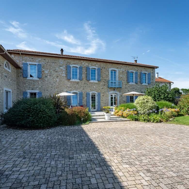 Built bed and breakfast for sale in Ausson, Haute Garonne, offering elegant accommodations and sceni.