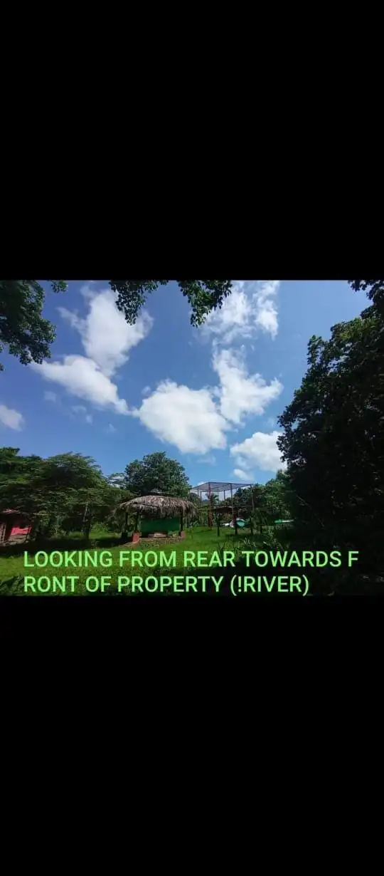 Scenic view of riverfront property near Playa Venao, Panama, ideal for eco-tourism projects.