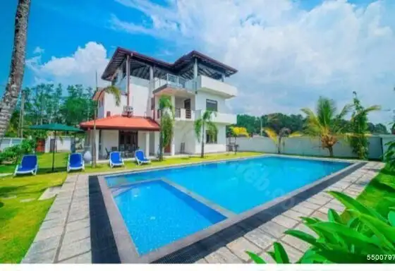 Luxury villa with private pool in Kosgoda, Sri Lanka, perfect for relaxing holidays and investment.