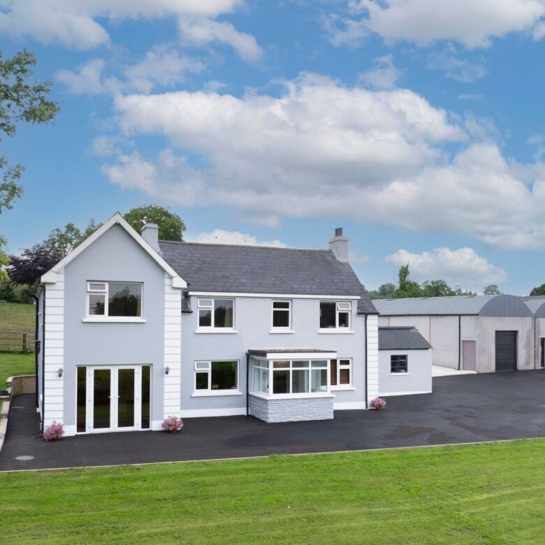 Spacious 6-bedroom home for sale in Cosbystown, Enniskillen, County Fermanagh, featuring modern desi.