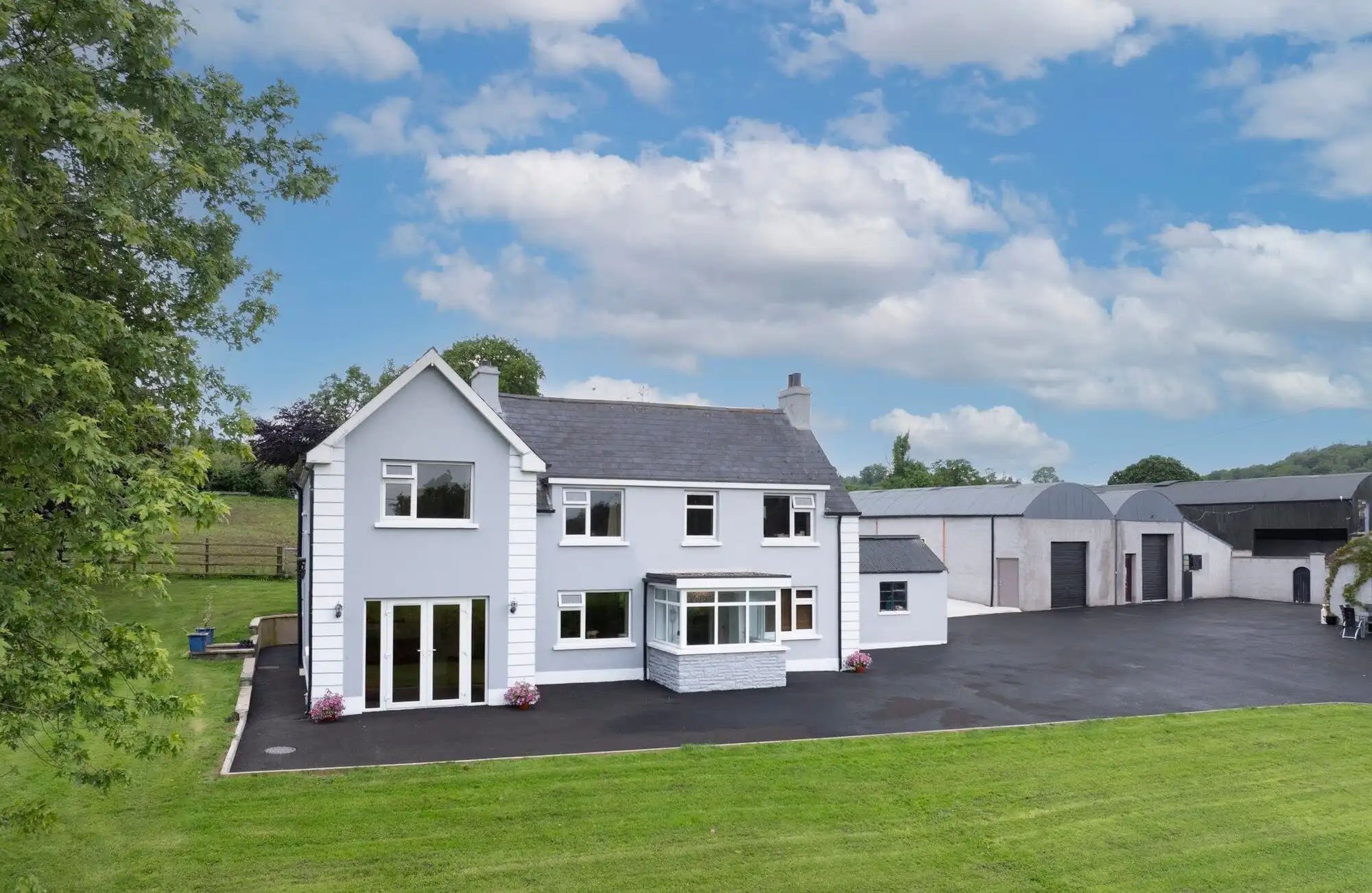Spacious 6-bedroom home for sale in Cosbystown, Enniskillen, County Fermanagh, featuring modern desi.