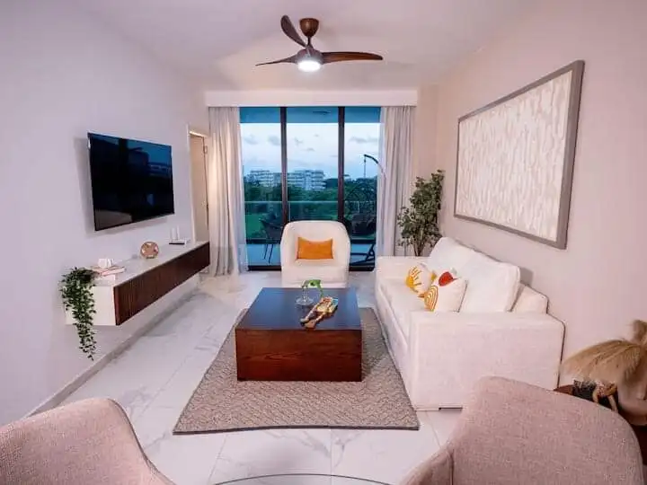 Modern 2-bedroom apartment in Cana Rock STAR, Punta Cana, Dominican Republic.