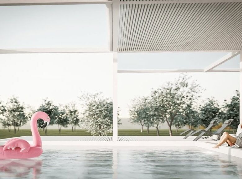 Modern luxury 2-bedroom villa with pool in Skrinjari, Istria.
