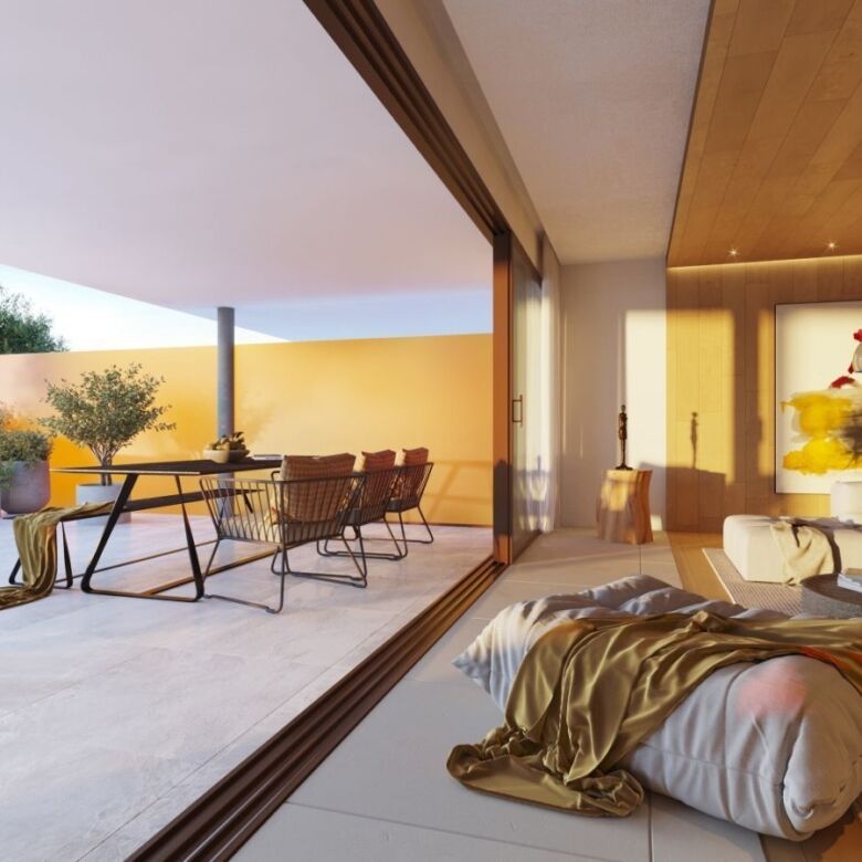 Bright 2-bedroom apartment with spacious terrace in Carvajal, Costa del Sol.