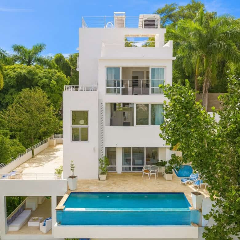 Luxury villa with pool in Sosua, Dominican Republic.