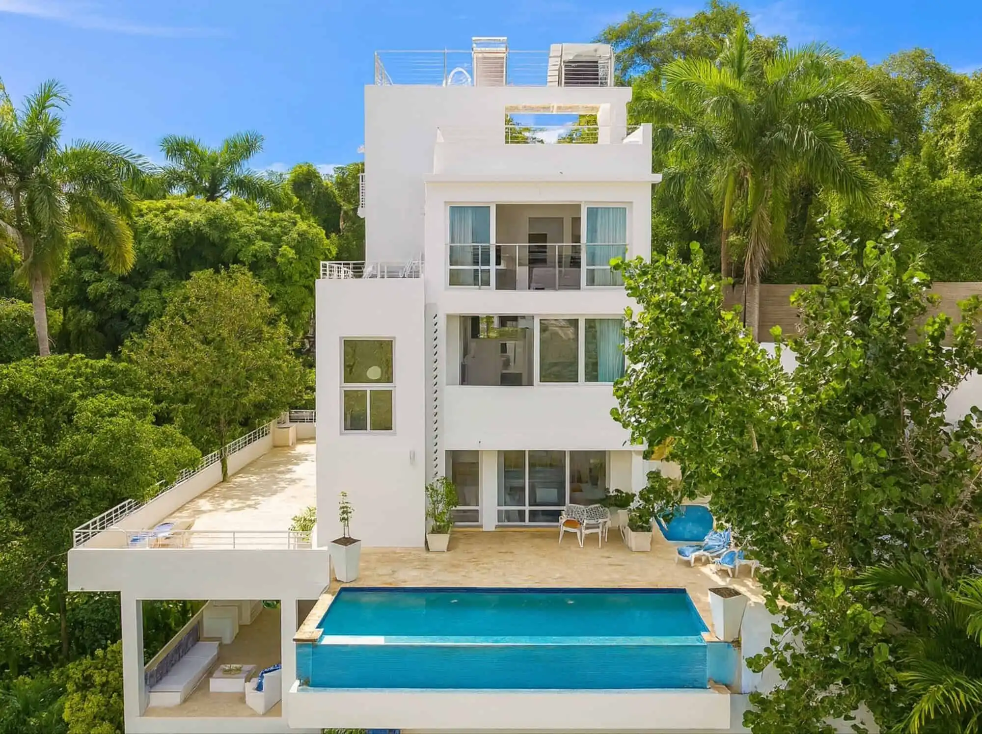 Luxury villa with pool in Sosua, Dominican Republic.