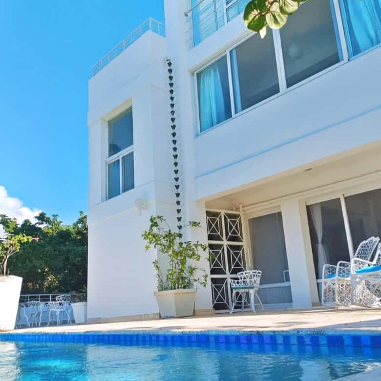 Luxury villa with pool in Sosua, Dominican Republic.