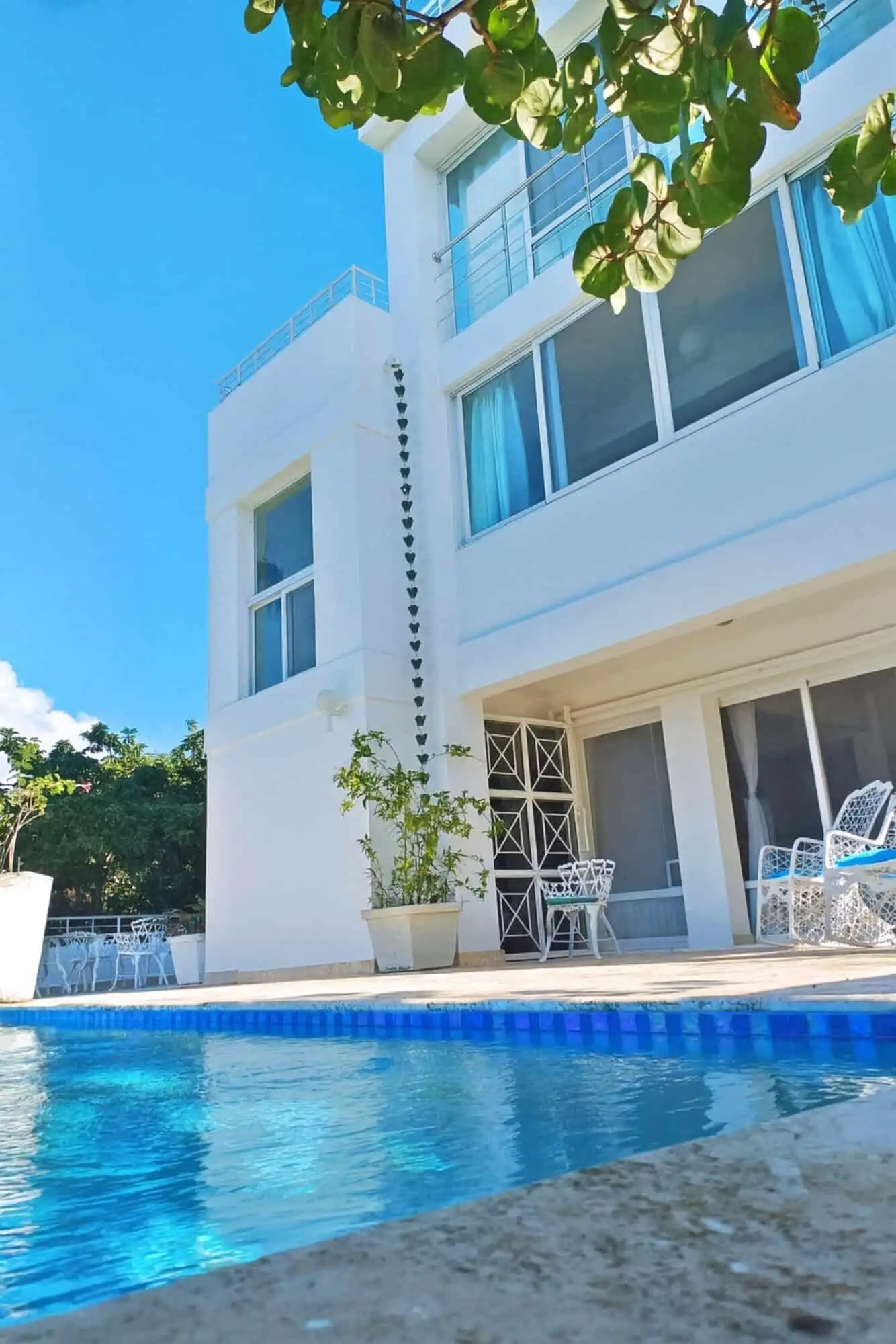 Luxury villa with pool in Sosua, Dominican Republic.