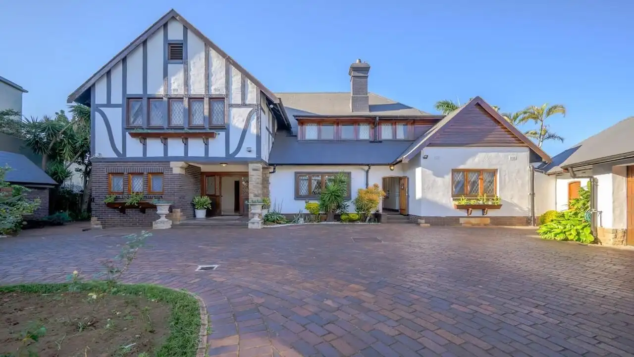 Elegant 9-bedroom estate with spacious outdoor area in Durban South. Perfect for luxury living and e.