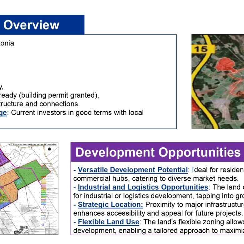 Land for sale in Kohila, Estonia, ideal for development or investment opportunities.