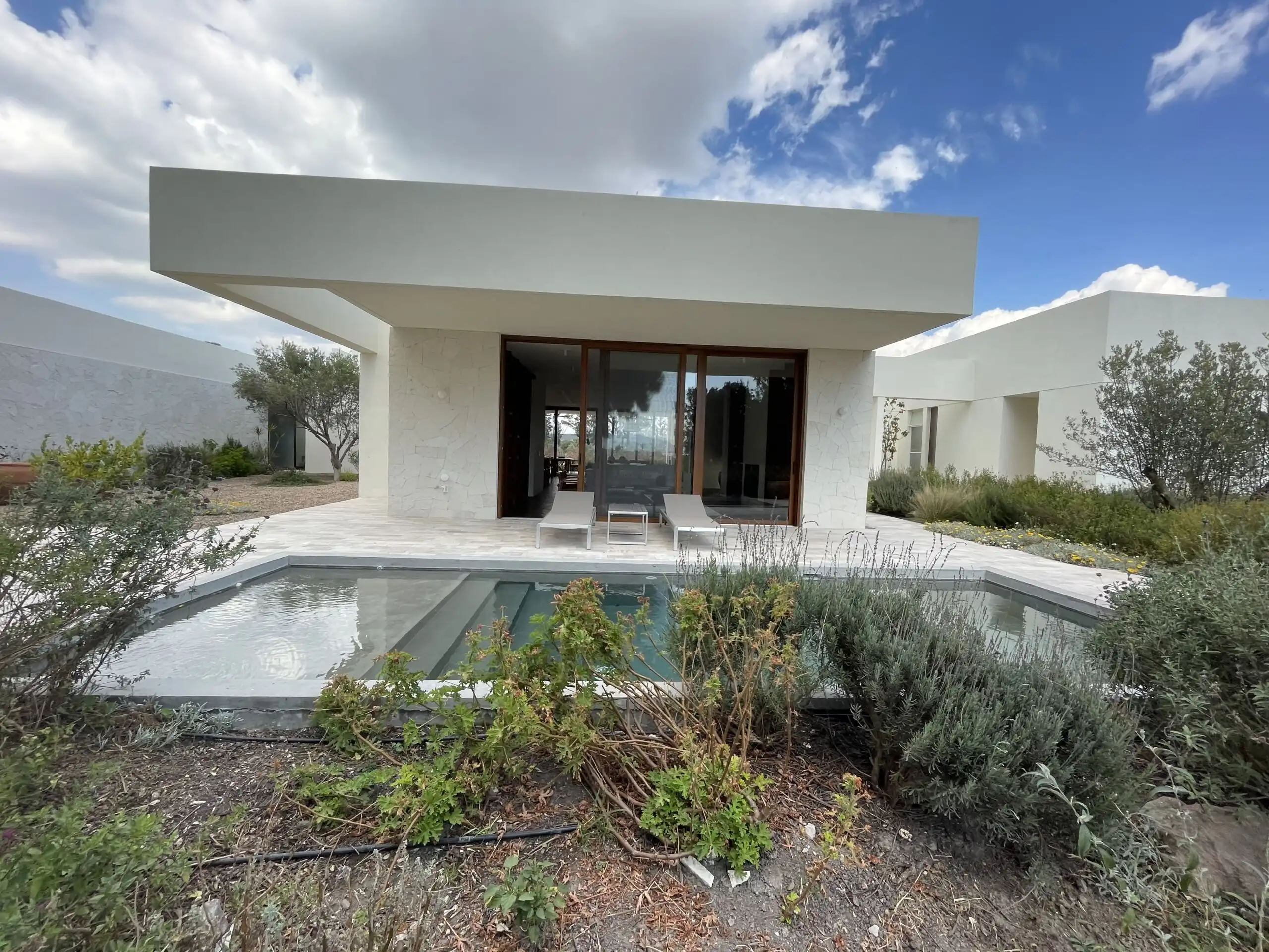 Luxury Vineyard Estate San Miguel de Allende Modern villa with private pool in San Miguel de Allende vineyards.