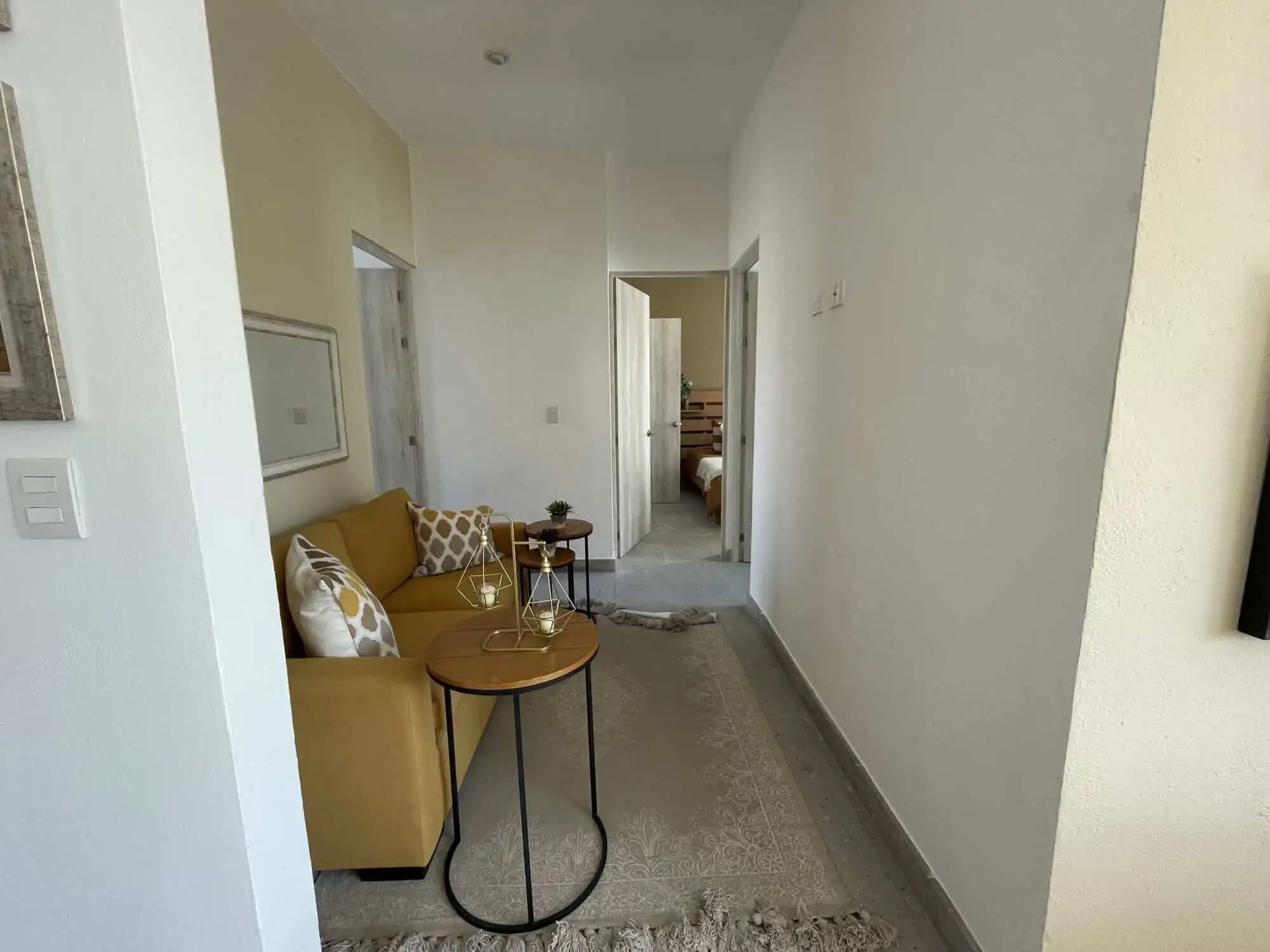 Beautiful interior of La Serena Residencial's Aldama model, a spacious 2-bedroom home for sale in Sa.