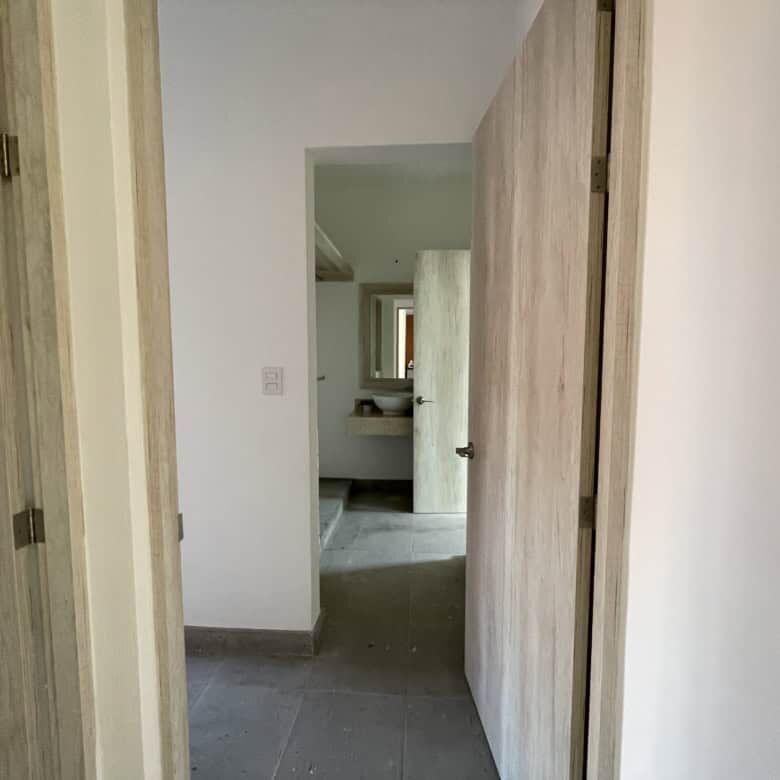 Interior view of a modern colonial-style home in La Serena, San Miguel de Allende.