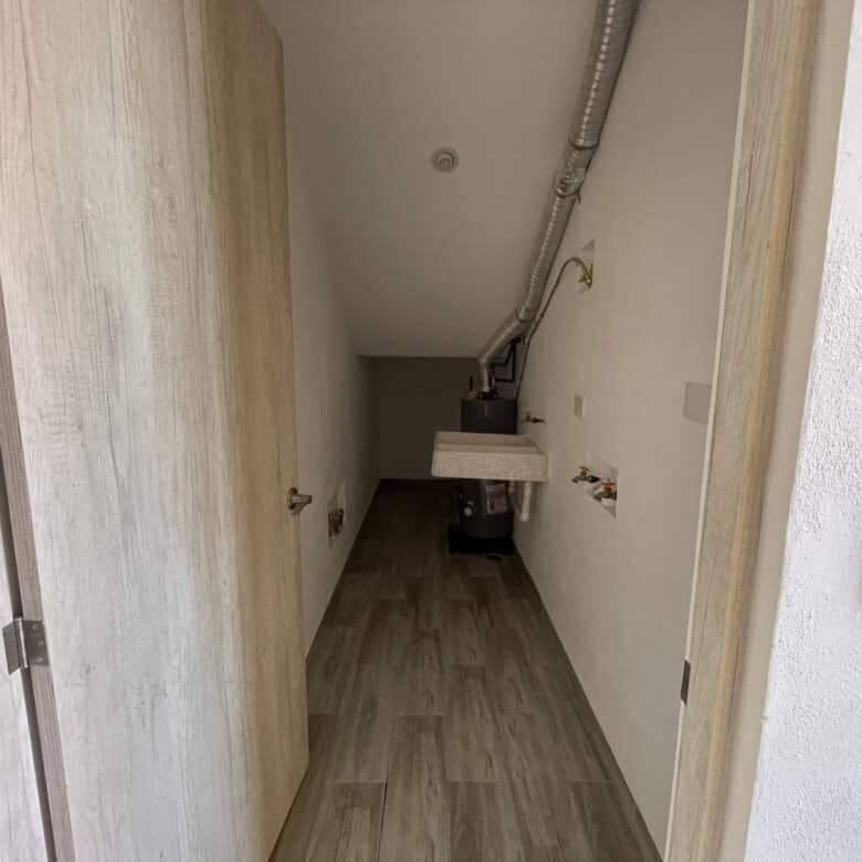 Interior view of a spacious, unfurnished room in La Serena Residencial, San Miguel de Allende, showc.