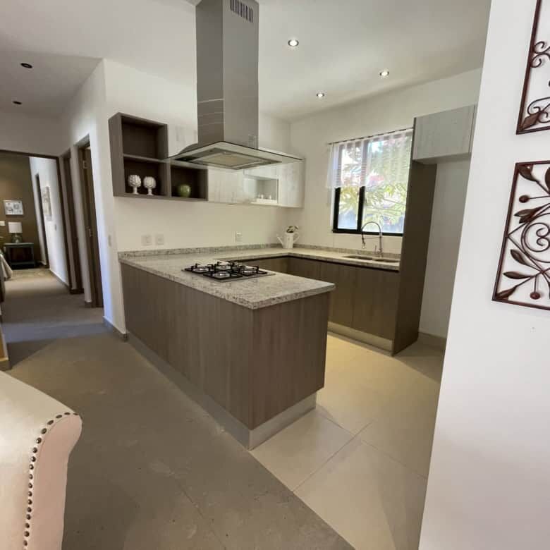 Concept kitchen in San Miguel de Allende with contemporary design and natural light.