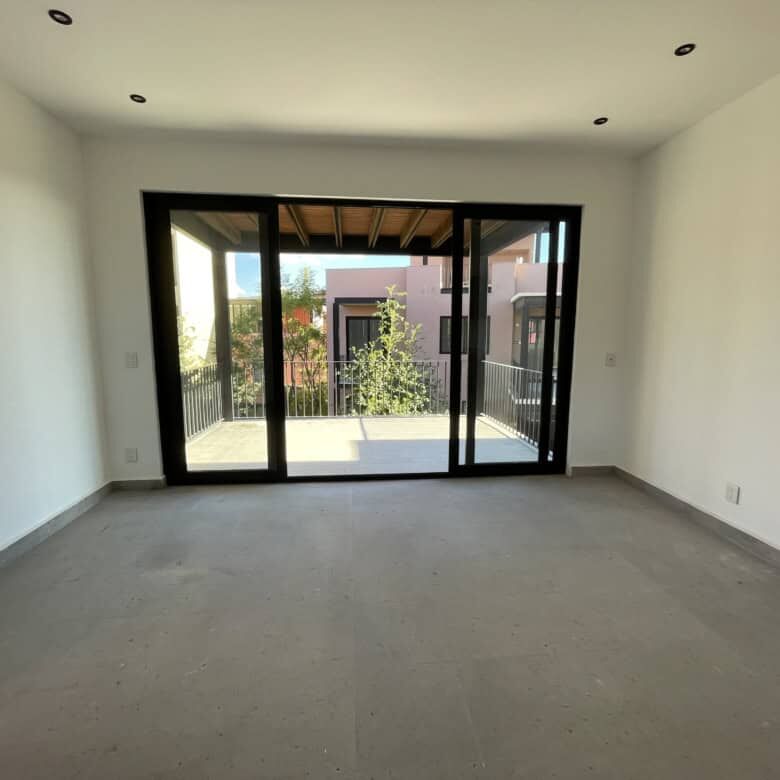 Modern penthouse condo with spacious balcony and stunning views in San Miguel de Allende.