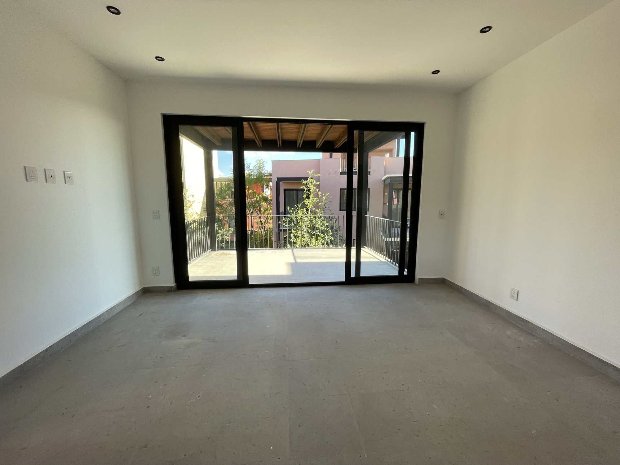 Modern penthouse condo with spacious balcony and stunning views in San Miguel de Allende.