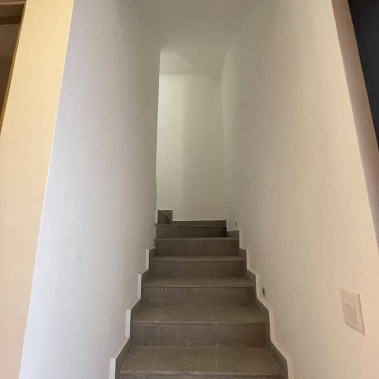 Modern interior staircase in a luxury home in San Miguel de Allende.