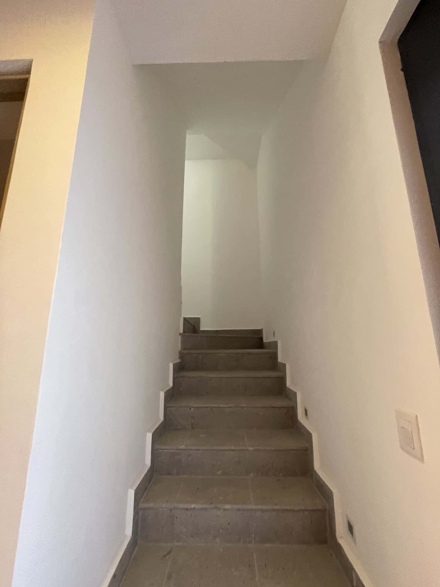 Modern interior staircase in a luxury home in San Miguel de Allende.