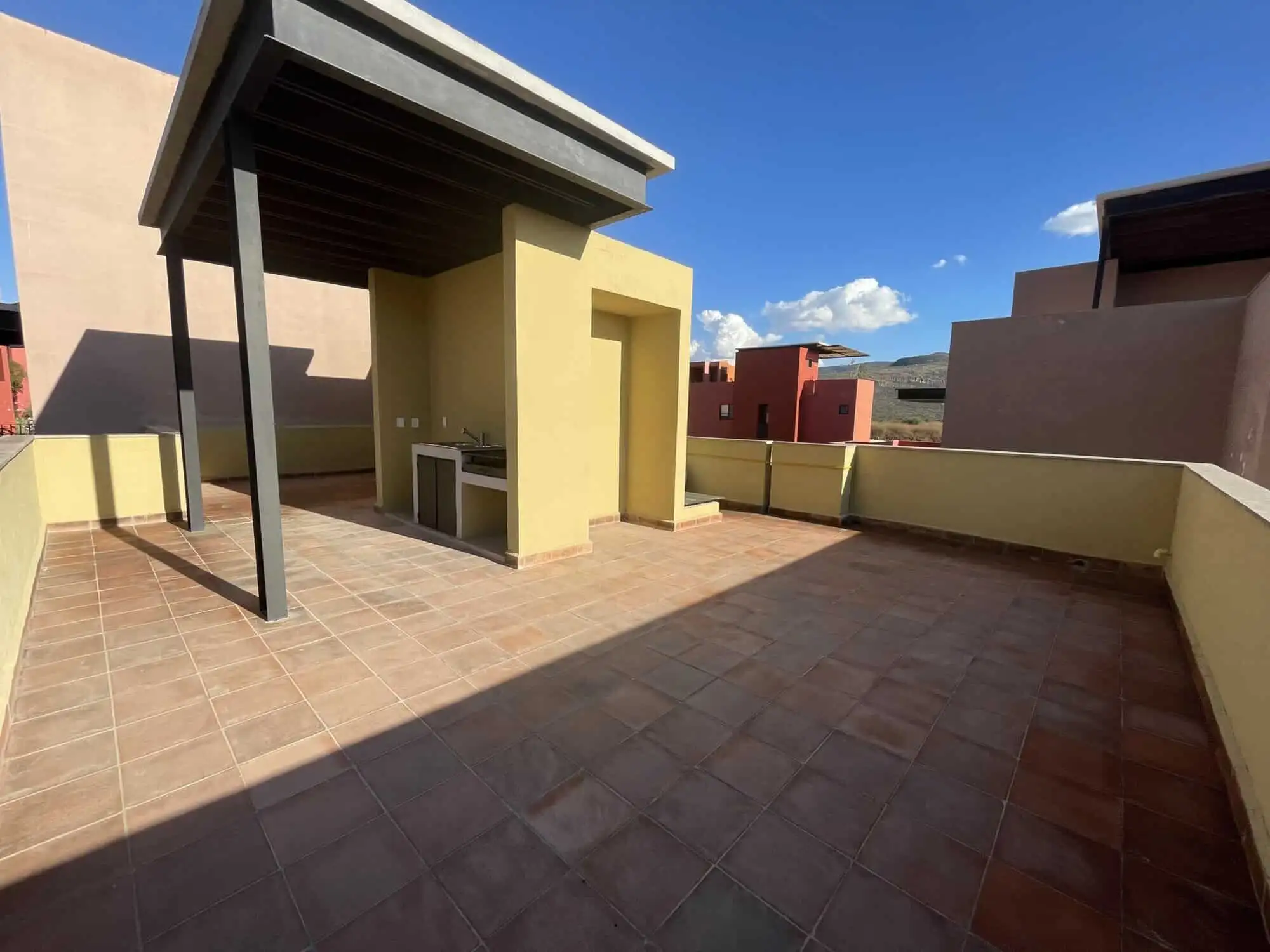 Luxury 3-Bedroom Home Terrace in San Miguel Spacious rooftop terrace of a luxury 3-bedroom home in San Miguel de Allende.