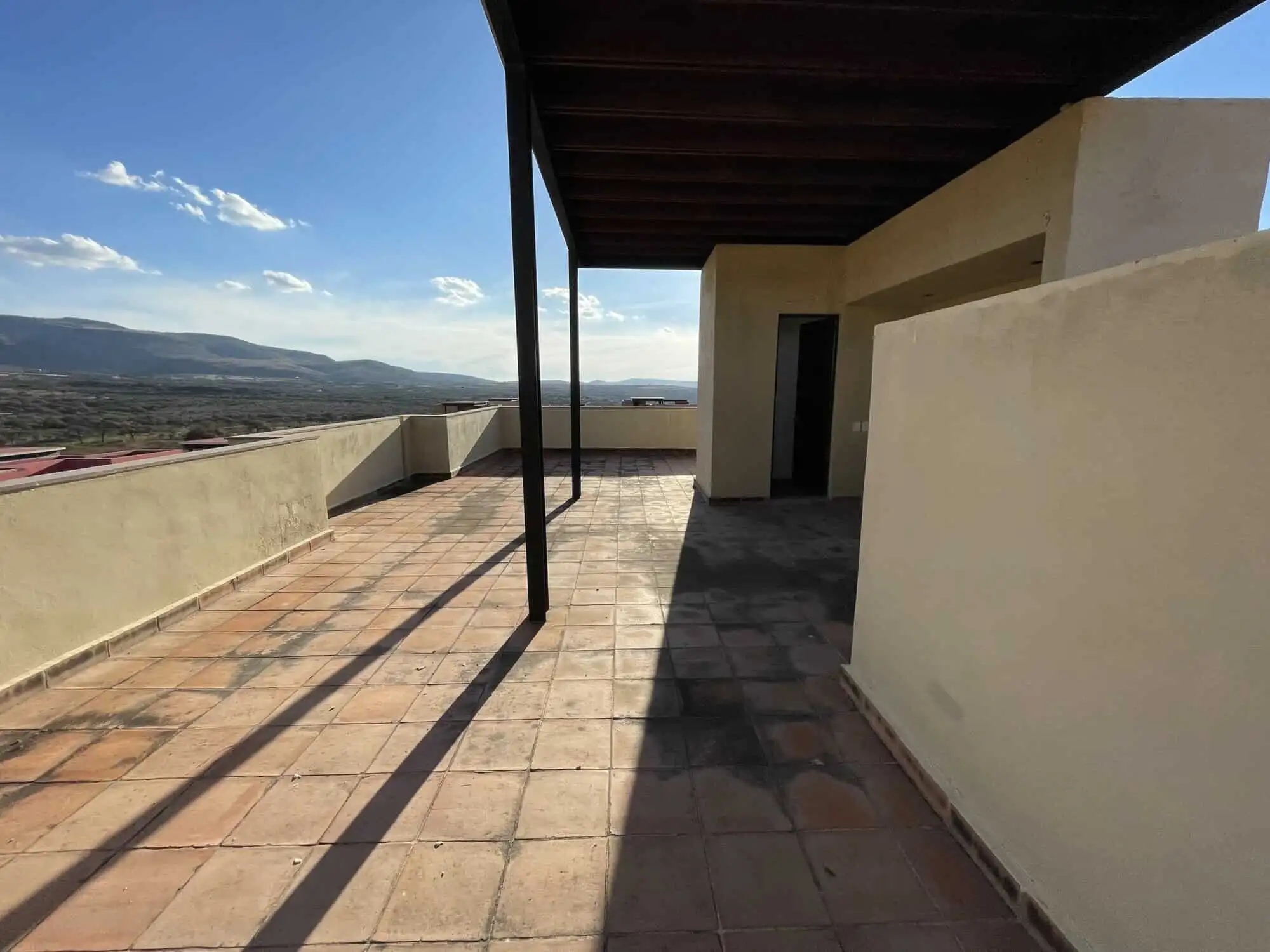 Penthouse terrace with panoramic views in San Miguel de Allende.