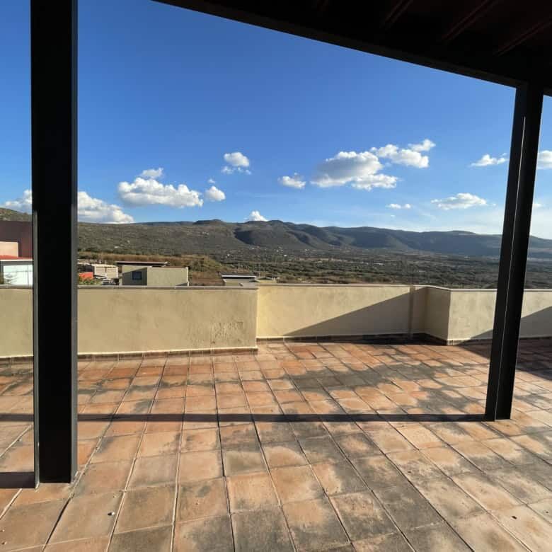 Spacious terrace with panoramic views in a luxury 2-bedroom penthouse in Punta del Cielo, Santa Cruz.
