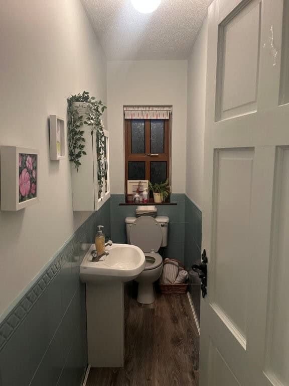 Spacious bathroom with modern fixtures in a luxurious estate for sale in Tooreen Kilcolgan.