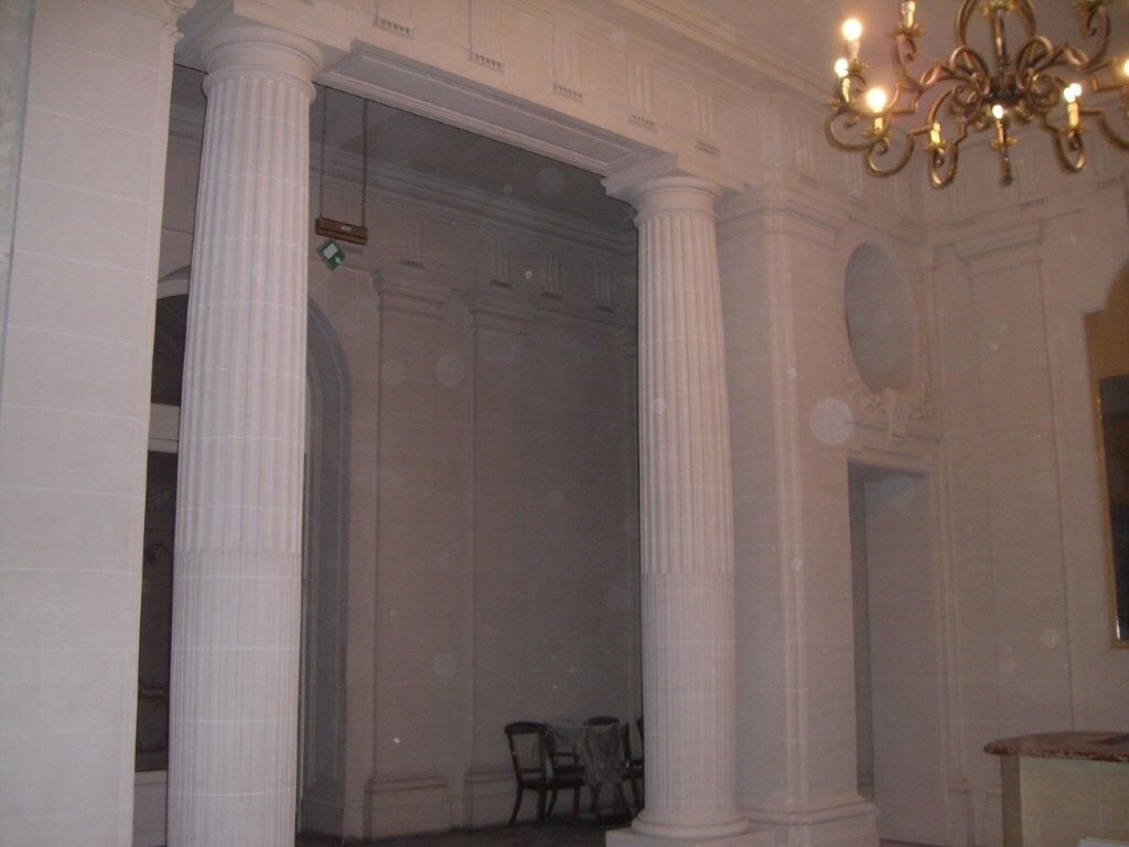 Château du Francport Apartments Interior Elegant interior of Château du Francport apartments in Choisy-au-Bac, showcasing classical architect.