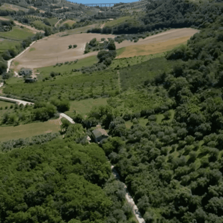 Farmhouse for sale in Campofilone, Fermo, Marche, ideal for renovation. Beautiful rural setting with.