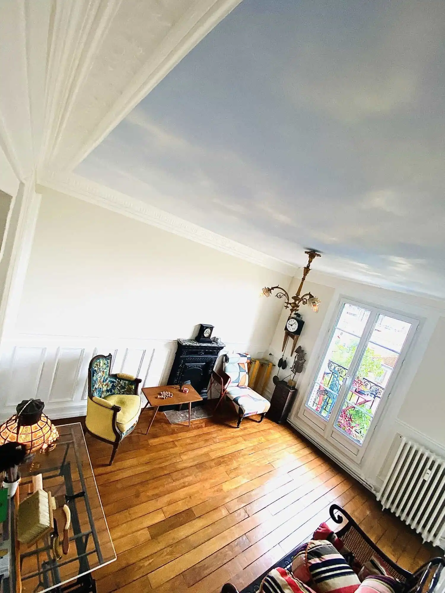 Luxury 1 bedroom apartment for sale in Paris with elegant interior and spacious living area.