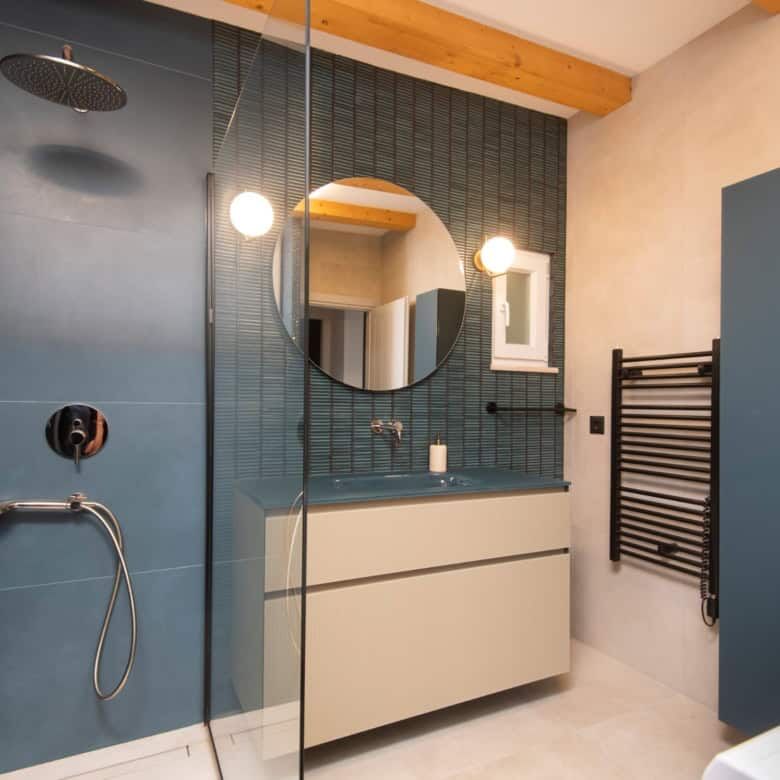Luxury bathroom with contemporary design in a high-end Split property.