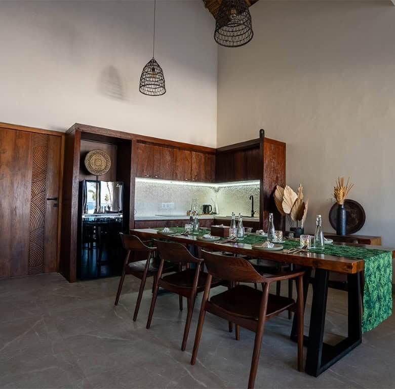 Luxury Villa Kitchen in Sumba Resort.