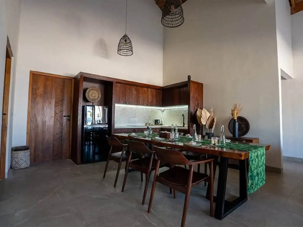 Luxury Villa Kitchen in Sumba Resort.
