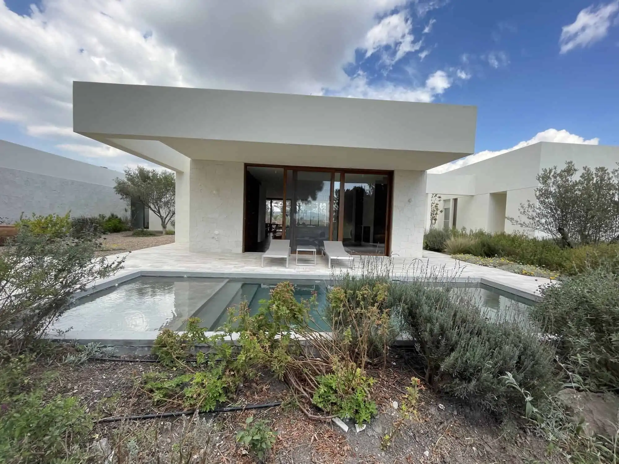 Modern villa with private pool and lush garden in wine country. Perfect for wine lovers seeking a se.