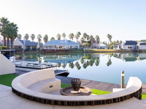 Elegant waterfront villa with stunning views in Jeffreysbay, South Africa. Perfect for luxury living.