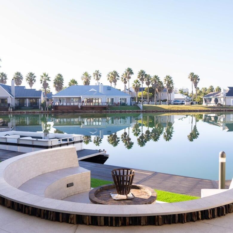 Elegant waterfront villa with stunning views in Jeffreysbay, South Africa. Perfect for luxury living.