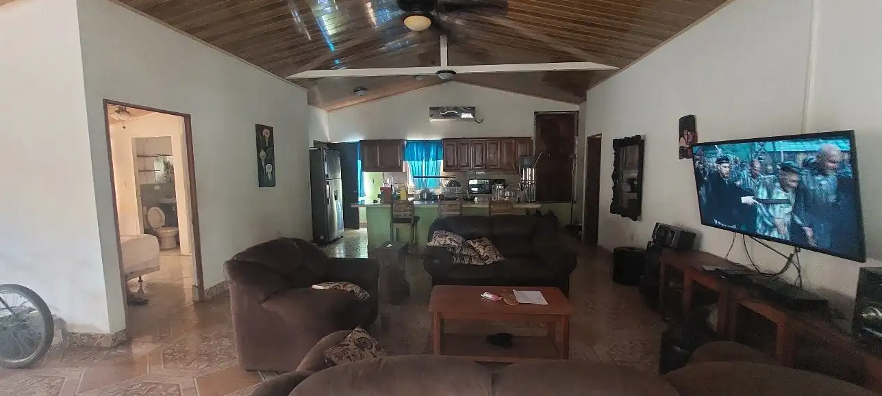 Comfortable living room with modern furnishings in a Granada home.