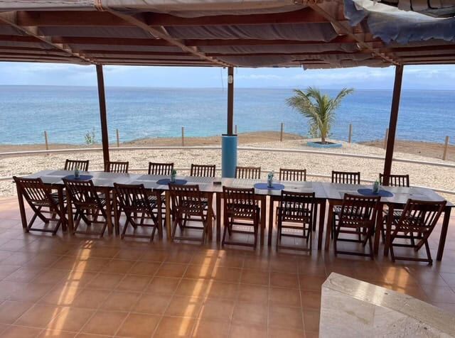 Beachfront restaurant with ocean views in Maio, Cape Verde, ideal for investors and entrepreneurs.