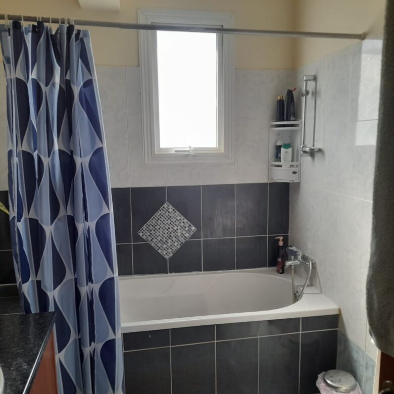 Modern bathroom in a 4-bedroom villa in Aradippou, Larnaca, Cyprus.
