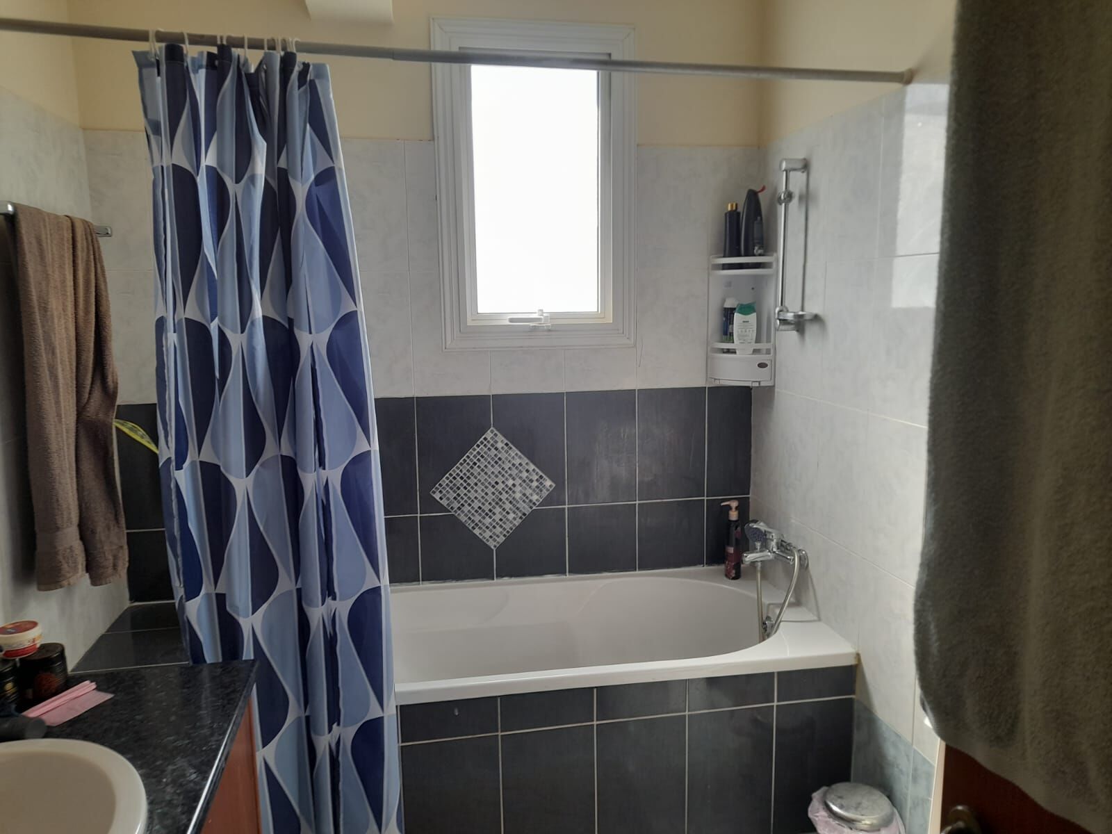 Modern bathroom in a 4-bedroom villa in Aradippou, Larnaca, Cyprus.