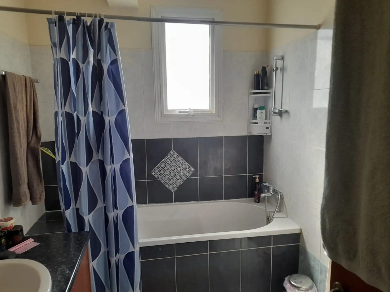 Modern bathroom in a 4-bedroom villa in Aradippou, Larnaca, Cyprus.