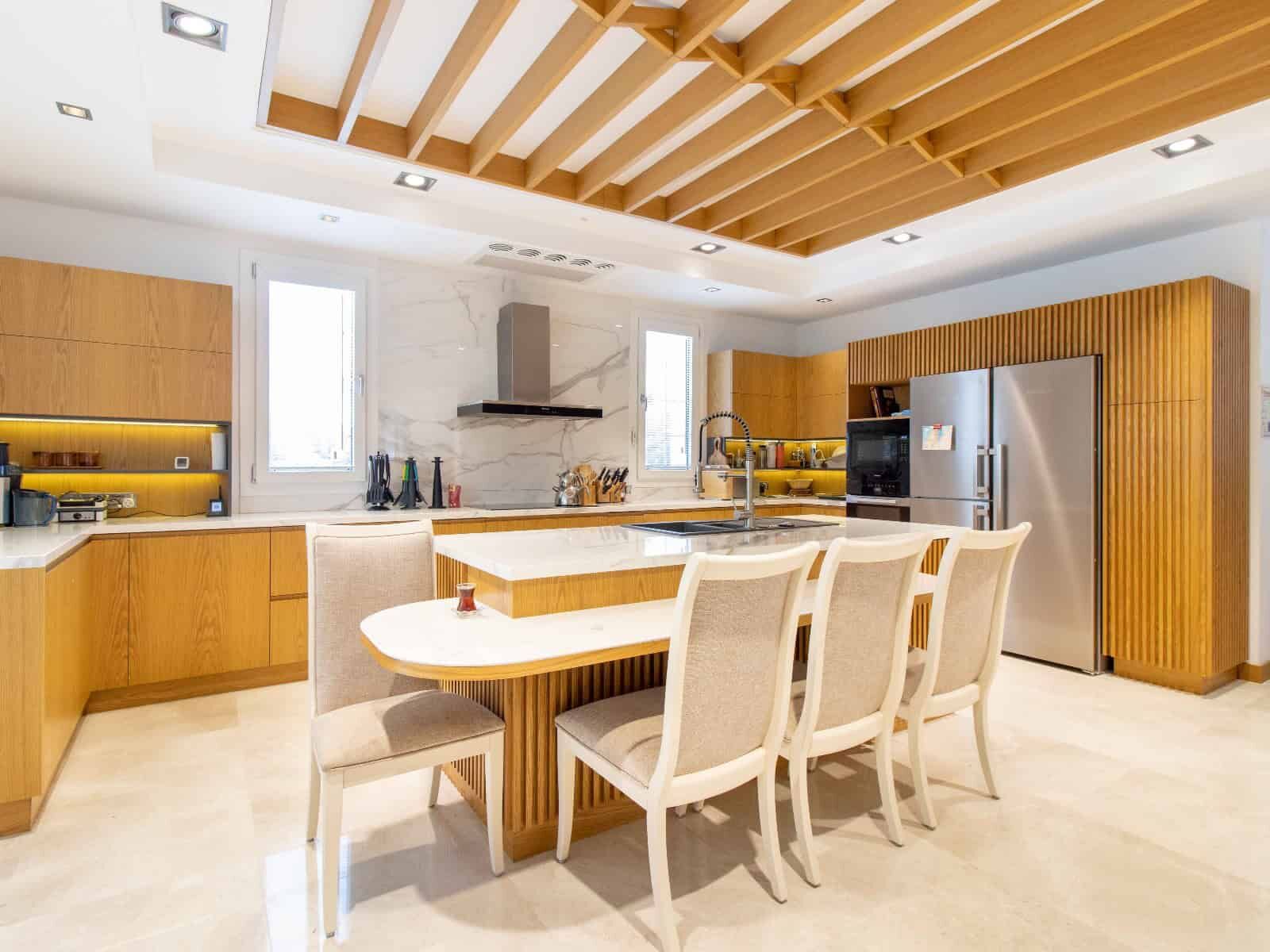 Luxury 4 Bed Villa in Kyrenia North Luxury 4 Bed Villa for sale in Kyrenia North with modern kitchen and spacious living area.