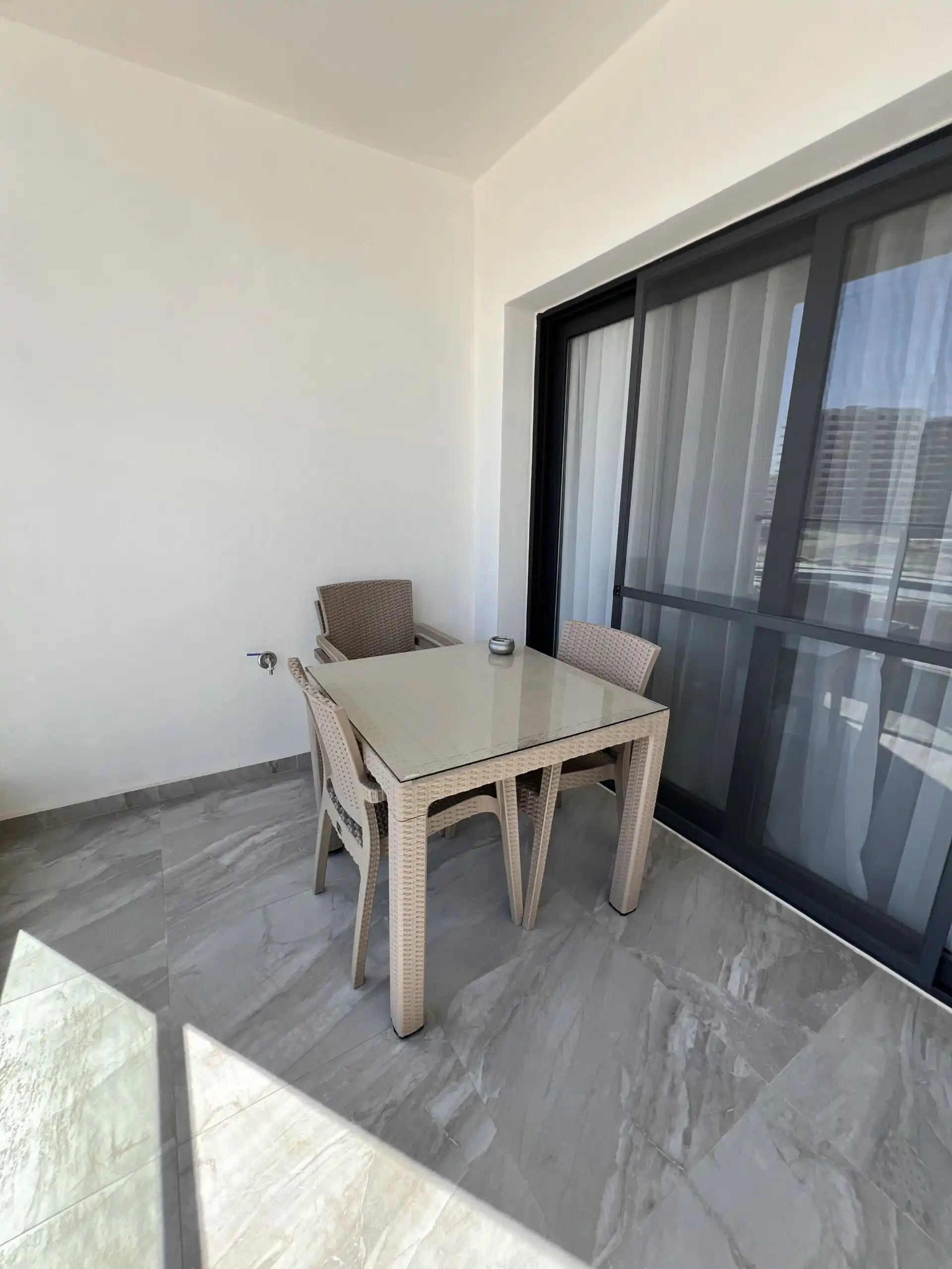 Apartment with dining area and balcony in Caesar Resort, Iskele.