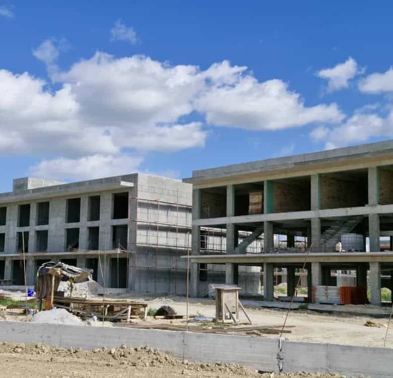 Construction luxury apartment in Courtyard Platinum Bogaz Iskele North.