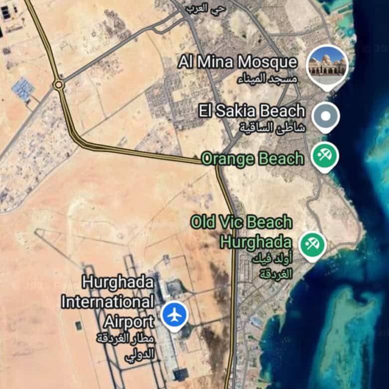 Modern 1-bedroom apartment in Oasis 5 complex, Hurghada, Egypt, near beaches and local attractions.